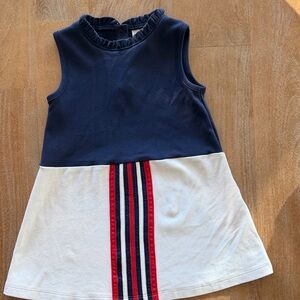 The Beaufort Bonnet Company Navy and White Dress